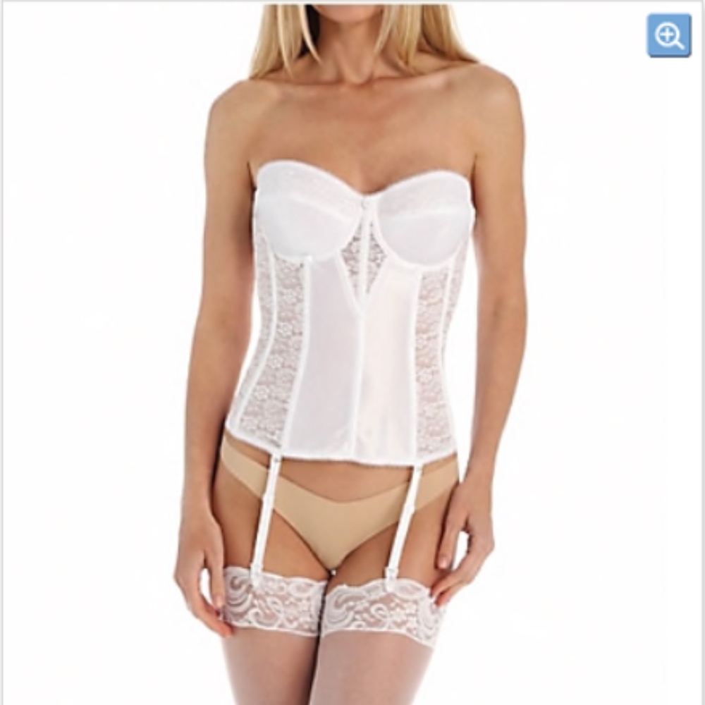 Dominique Satin and Lace Torsolette
